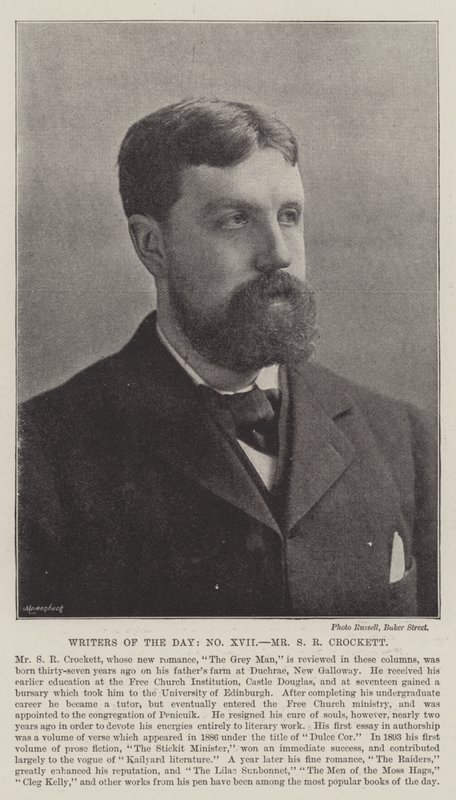 Schriftsteller der Zeit, Mr. S. R. Crockett von English Photographer