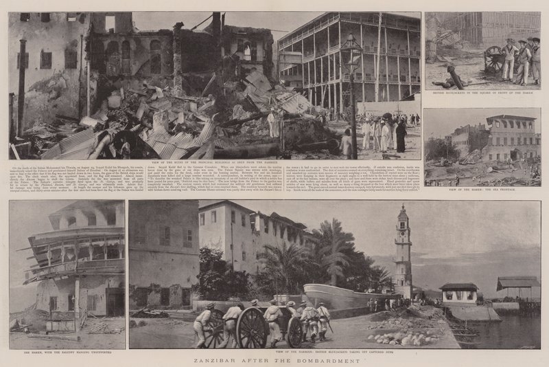 Sansibar nach dem Bombardement von English Photographer