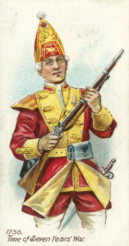 1756, Zeit des Siebenjährigen Krieges von English School