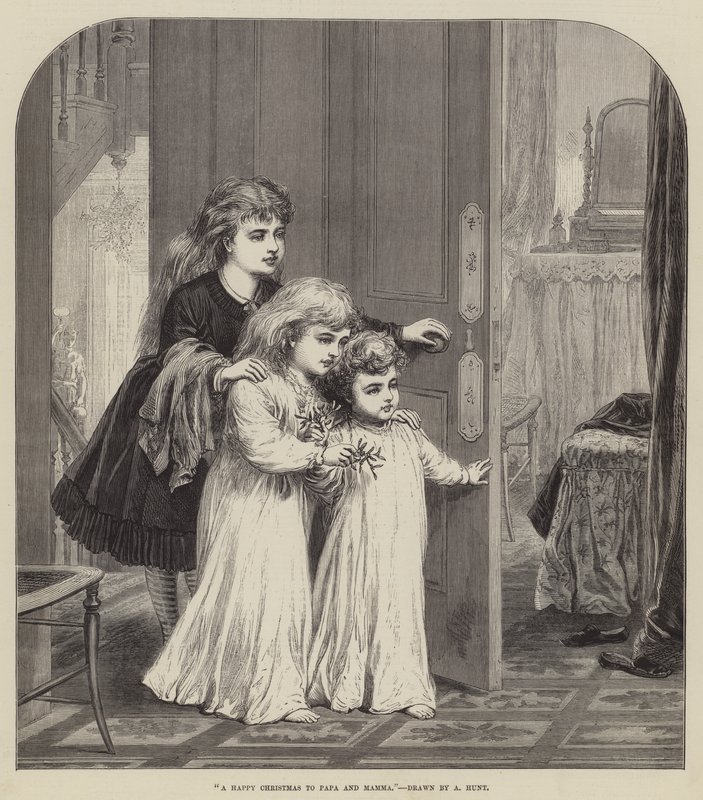 Ein frohes Weihnachten für Papa und Mama (Stich) von English School