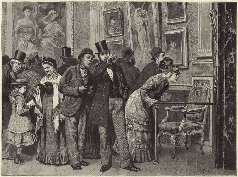 Ein Sonntagnachmittag in einer Kunstgalerie von English School