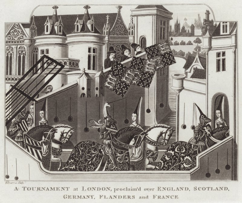 Ein Turnier in London, ausgerufen über England, Schottland, Deutschland, Flandern und Frankreich von English School