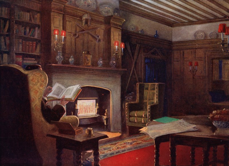 Gemütliche Ecke in der Raucherlounge von English School