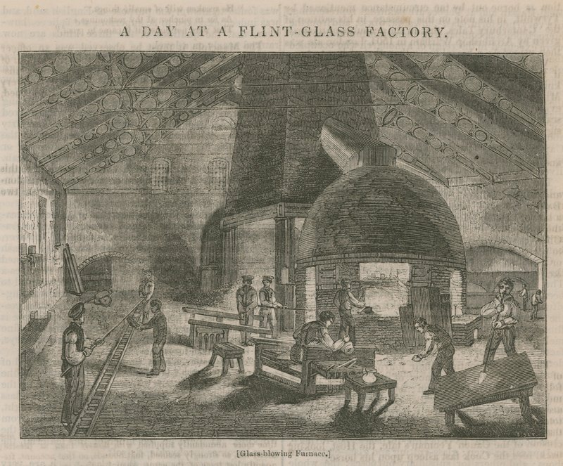 Ein Tag in einer Flintglasfabrik von English School