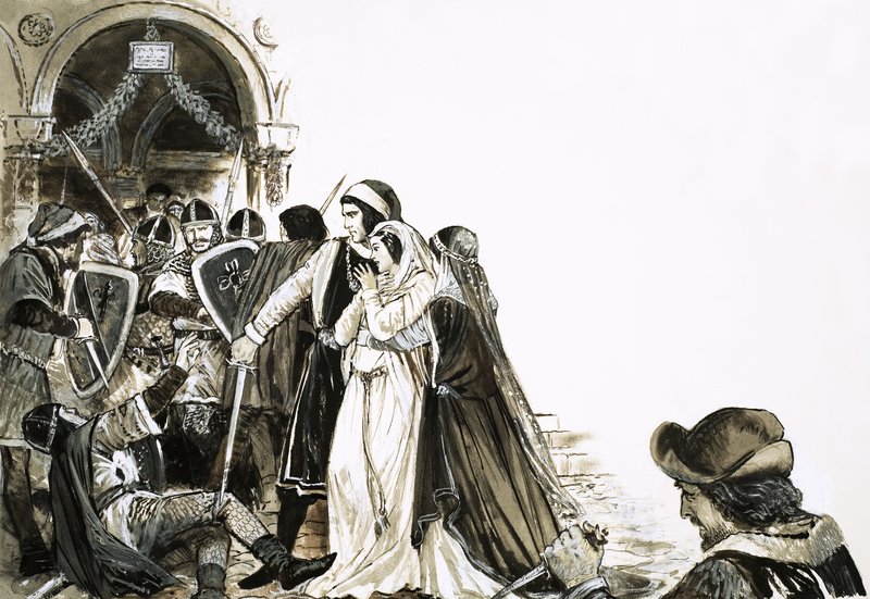 Eine Rebellion in Sizilien beginnt mit dem Tod eines französischen Soldaten von English School