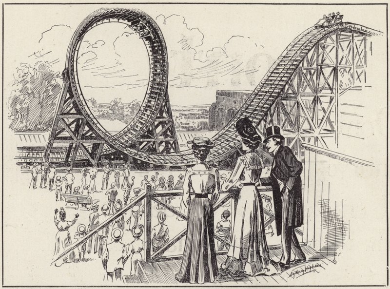 Eine auf den Kopf gestellte Eisenbahn von English School
