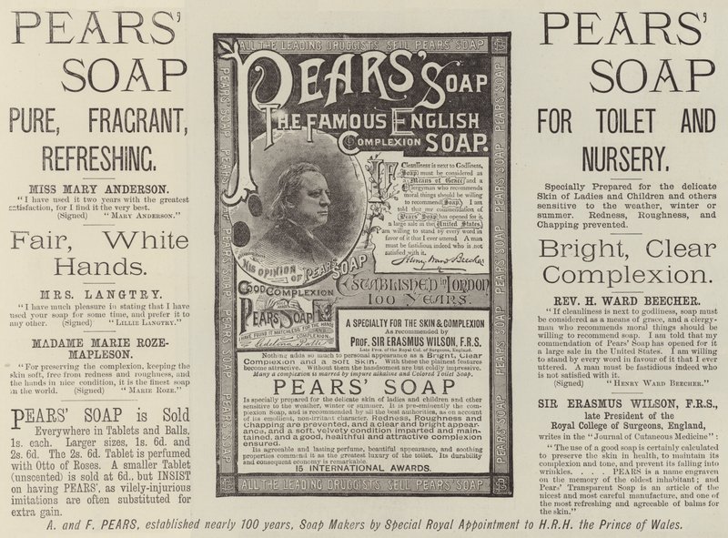 Werbung, Pears