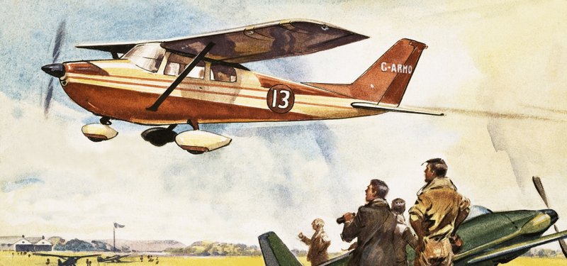 Flugzeug im King