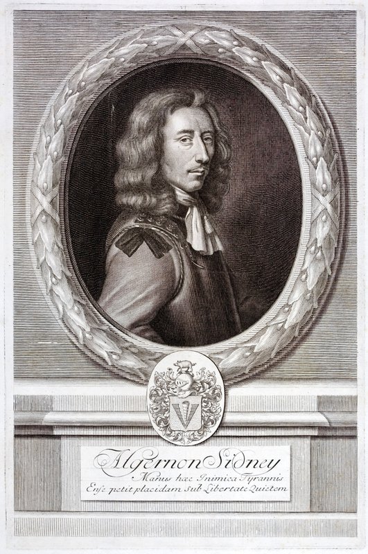 Algernon Sidney, englischer republikanischer politischer Theoretiker und Soldat von English School