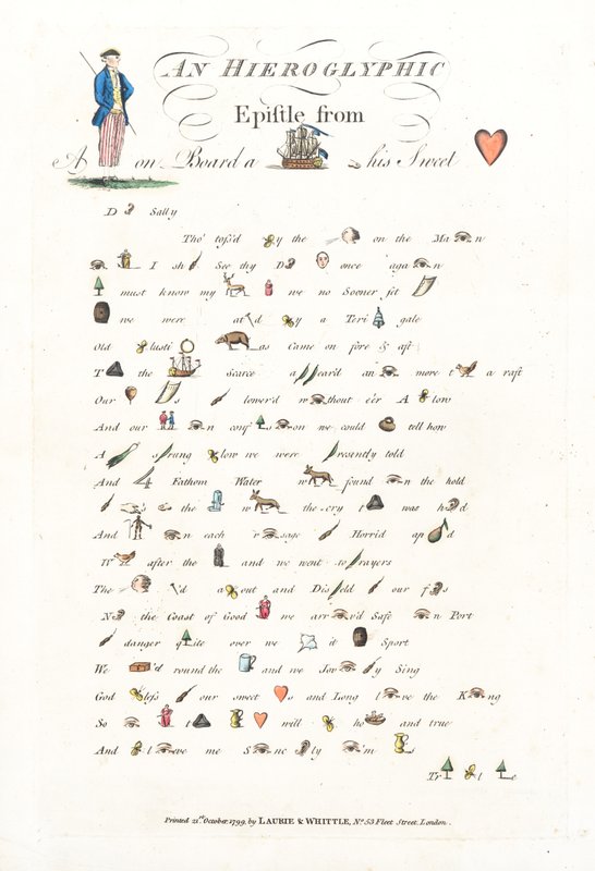Ein Hieroglyphischer Brief von English School