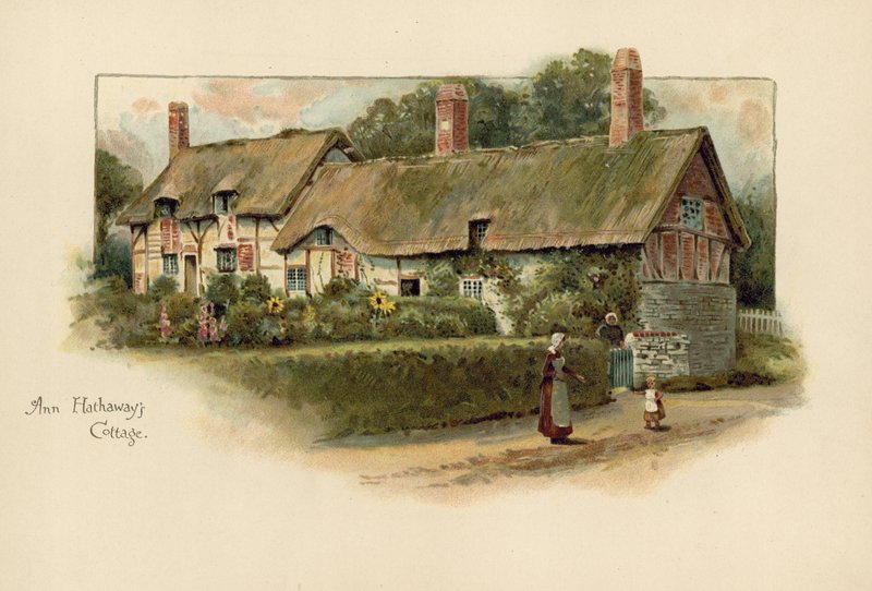 Ann Hathaways Cottage in Shottery von English School