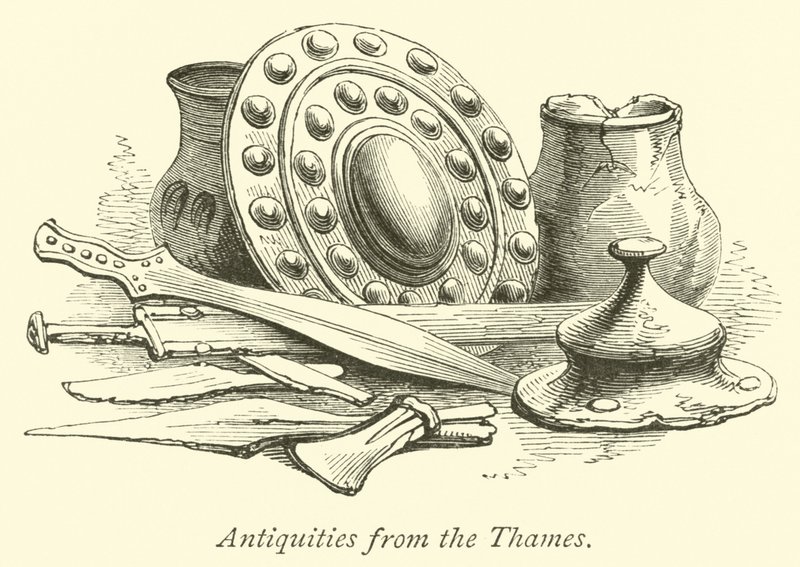 Antiquitäten aus der Themse von English School