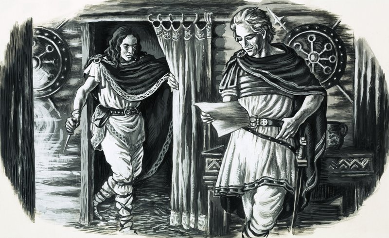 Armenius, ein deutscher Prinz, der von den Römern gefangen genommen wurde und später Deutschland befreite von English School