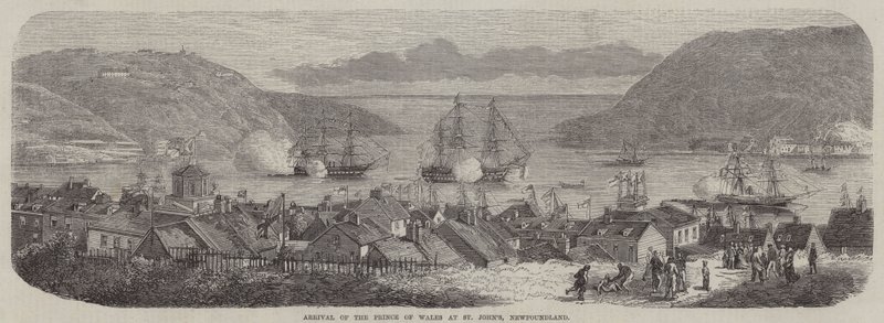 Ankunft des Prinzen von Wales in St. John