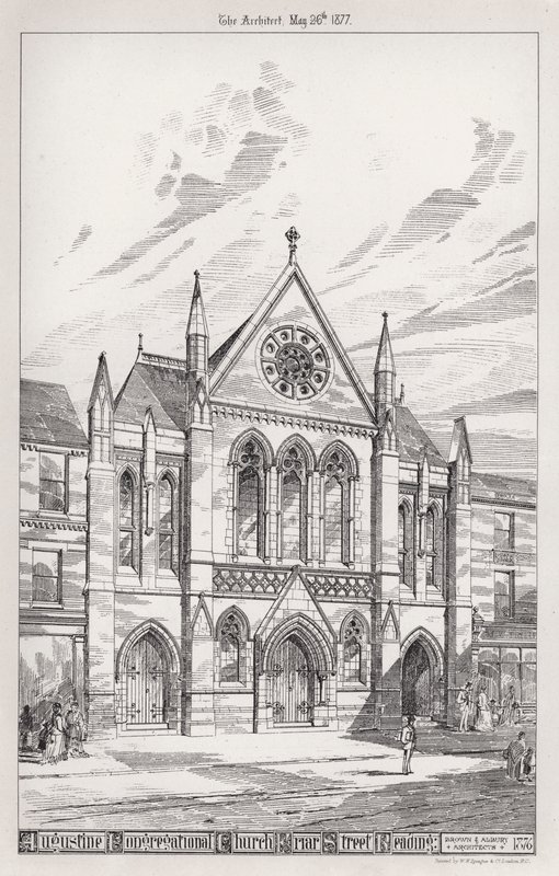 Augustiner Kongregational Kirche, Friar Street, Reading von English School