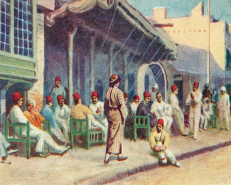 Bagdad, Typisches Kaffeehaus von English School