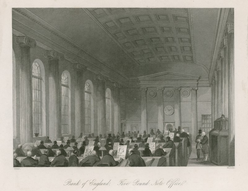 Bank of England, Fünf-Pfund-Noten-Büro von English School