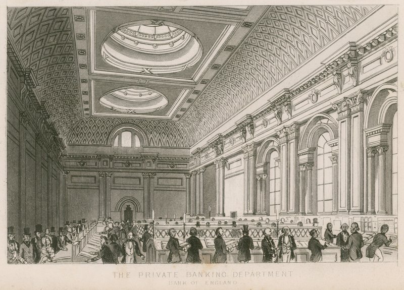 Bank of England, Die Privatbankabteilung von English School