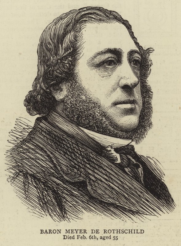Baron Meyer de Rothschild (Stich) von English School