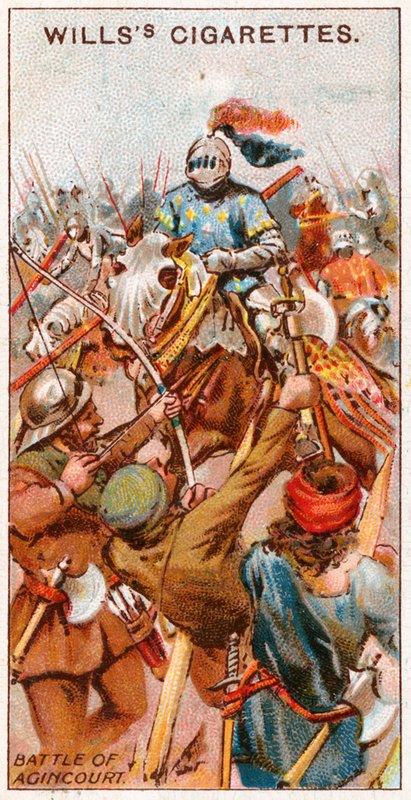 Schlacht von Azincourt von English School