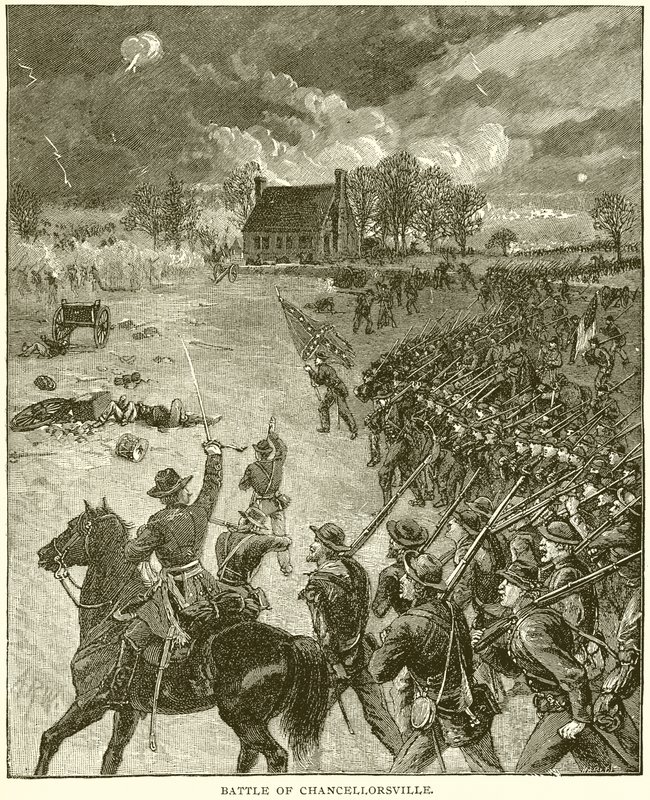 Schlacht von Chancellorsville von English School