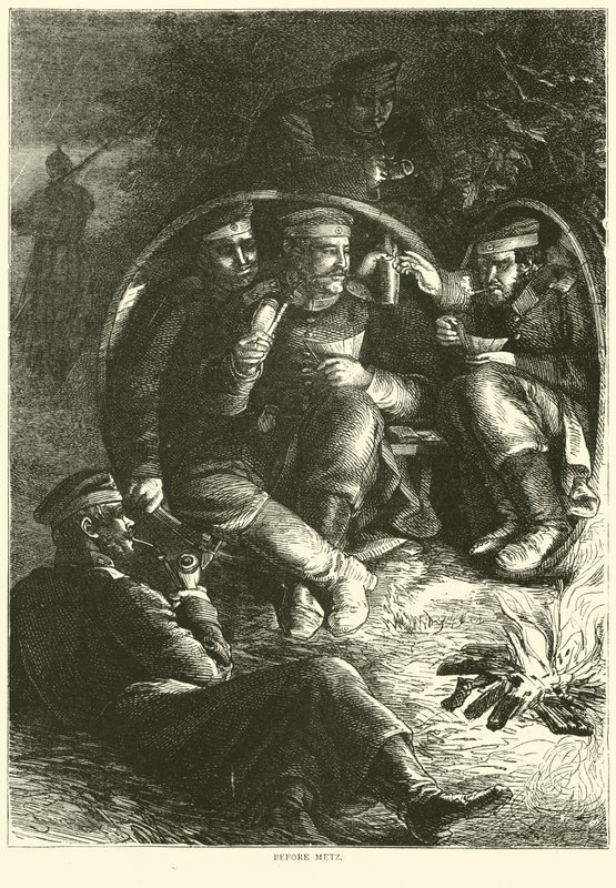 Vor Metz, Oktober 1870 von English School