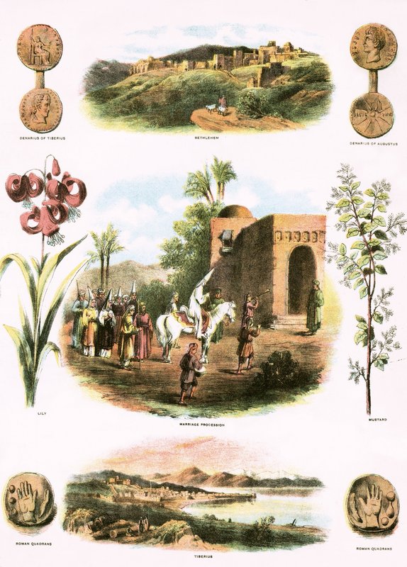 Biblische Illustrationen von English School
