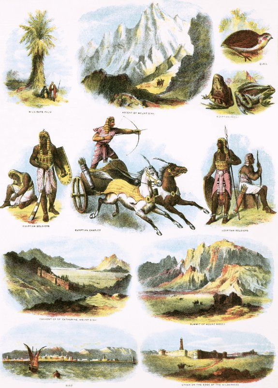 Biblische Illustrationen von English School