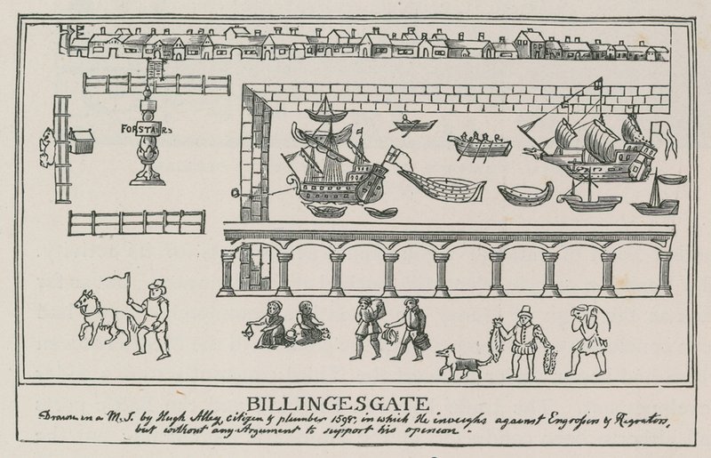 Billingsgate, 1598 von English School