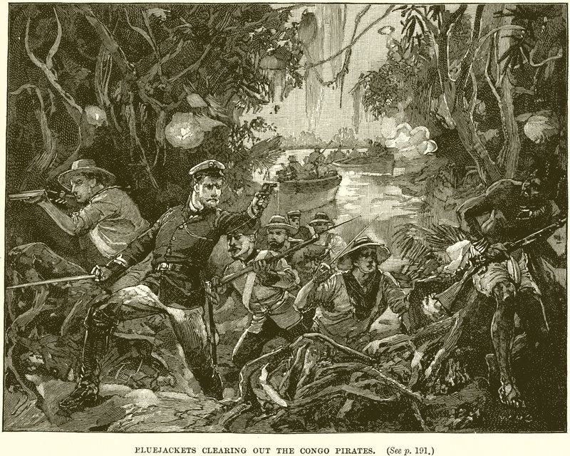 Matrosen räumen die Kongo-Piraten aus von English School