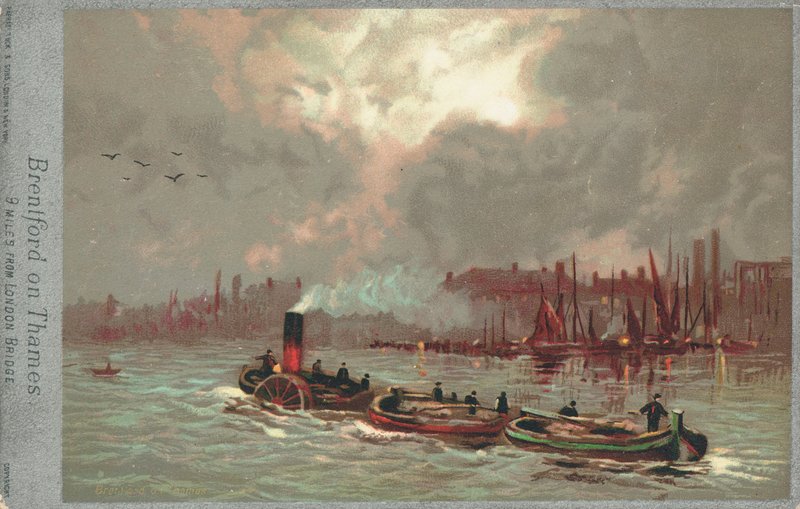 Brentford am Fluss Themse von English School