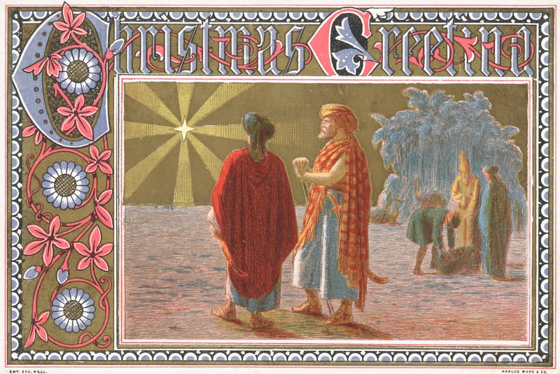 Heller Nordstern, Weihnachtskarte von English School
