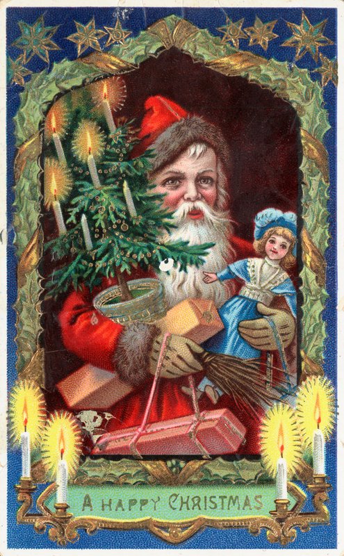 Britische Weihnachtskarte von English School