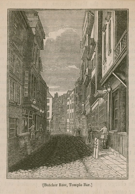 Butcher Row in Temple Bar am Strand von English School