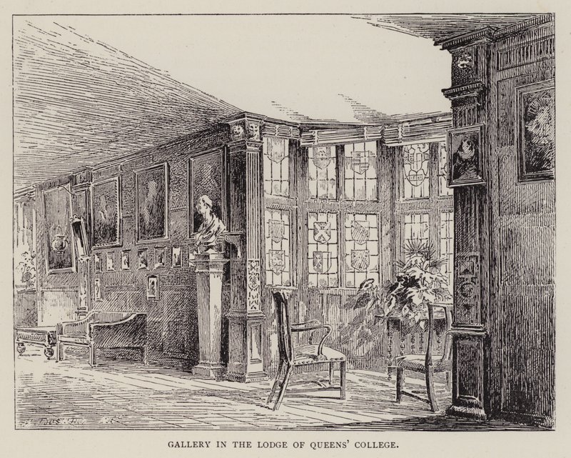 Cambridge: Galerie in der Lodge des Queens