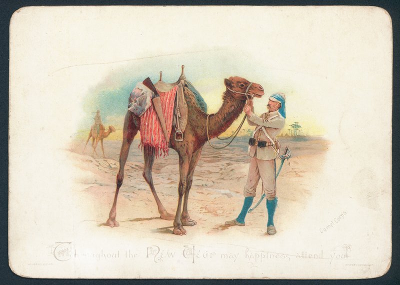 Camel Corps Weihnachtskarte von English School