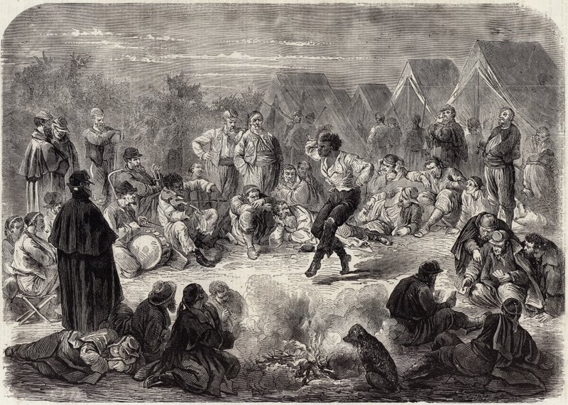 Lagerleben unter den Bundestruppen in South Carolina von English School