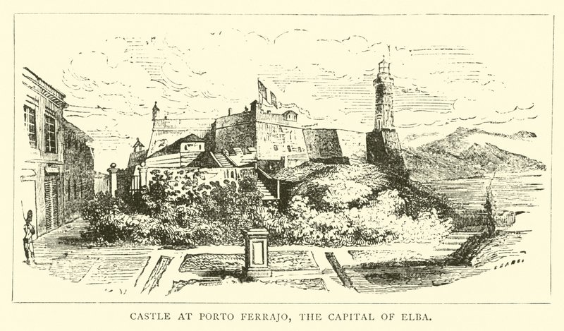 Schloss in Porto Ferrajo, die Hauptstadt von Elba von English School