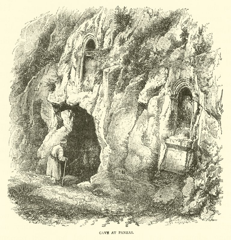 Höhle bei Paneas von English School