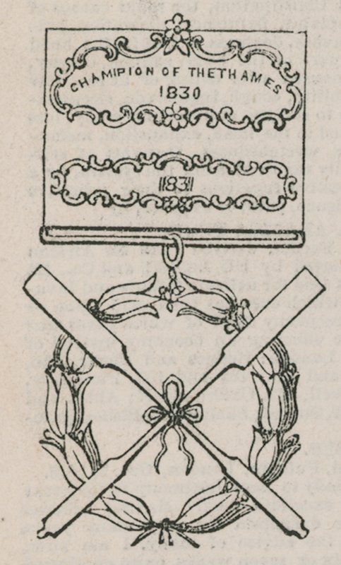 Insignien des Champions der Themse von English School