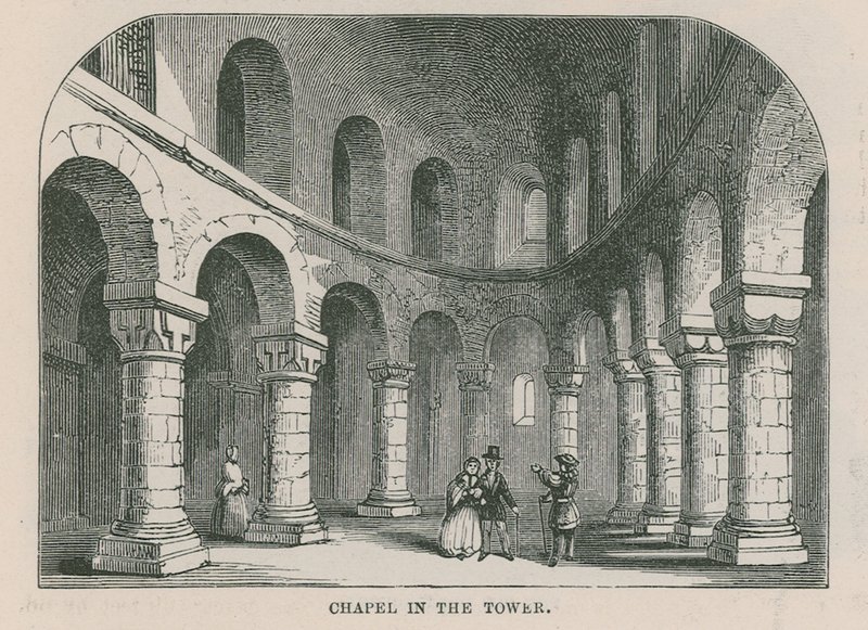 Kapelle im Tower von London von English School