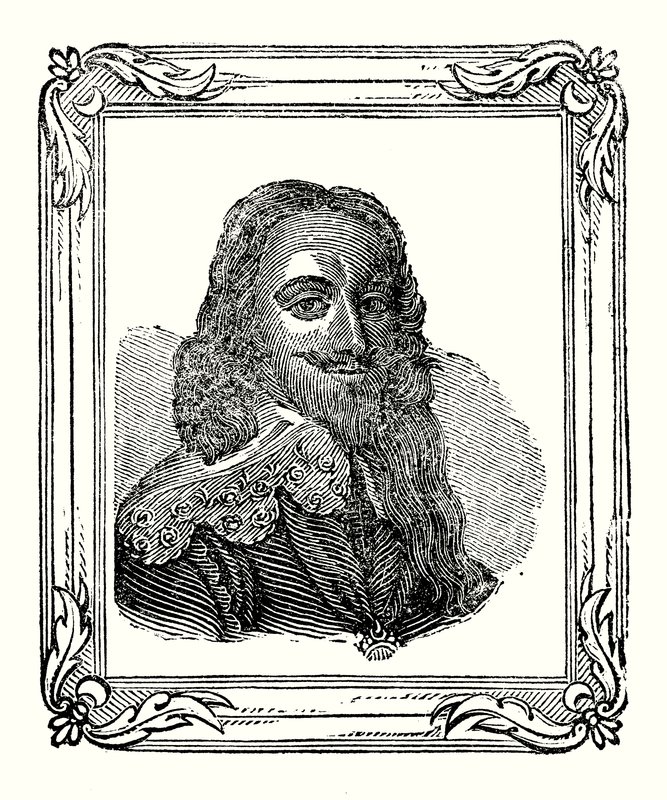 Charles I wurde 1600 geboren, 1625 gekrönt und 1649 enthauptet von English School
