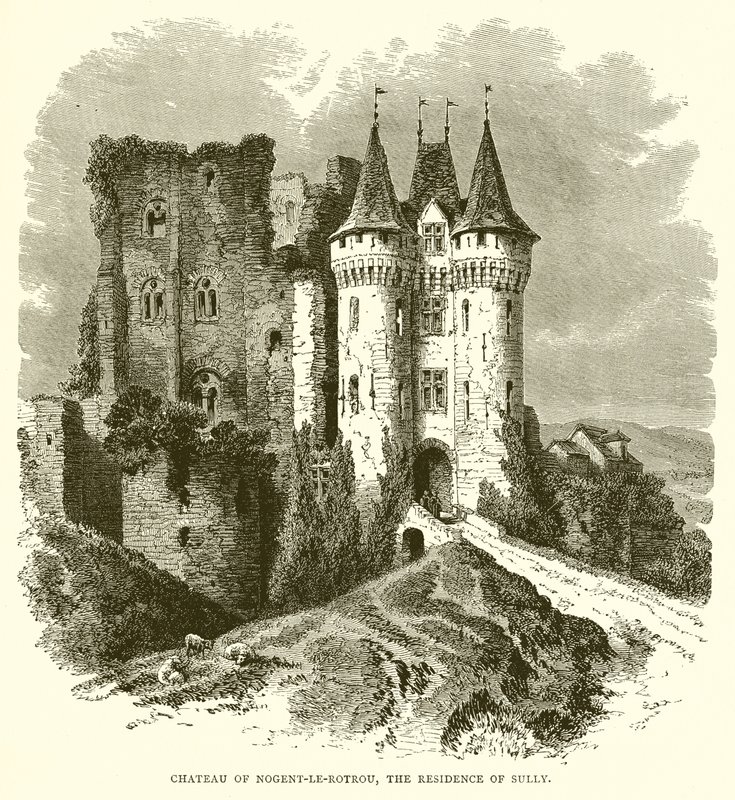 Schloss von Nogent-le-Rotrou, die Residenz von Sully von English School