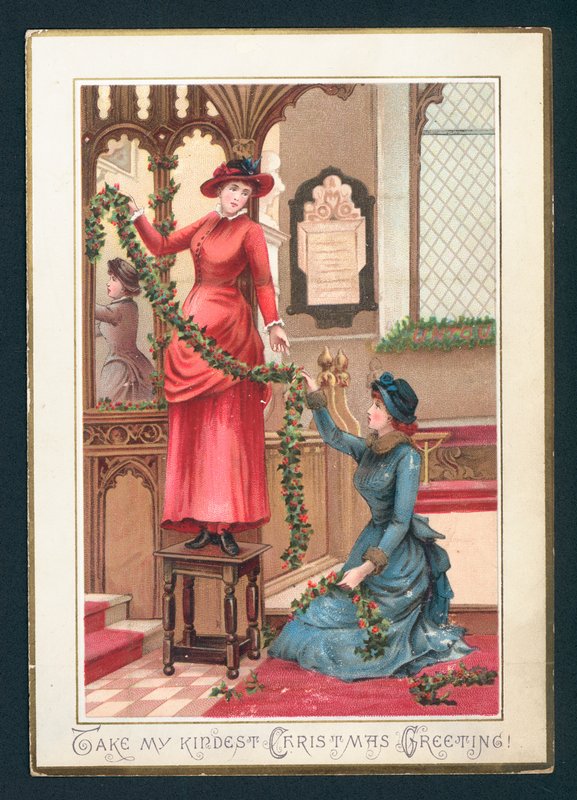 Weihnachtskarte von English School