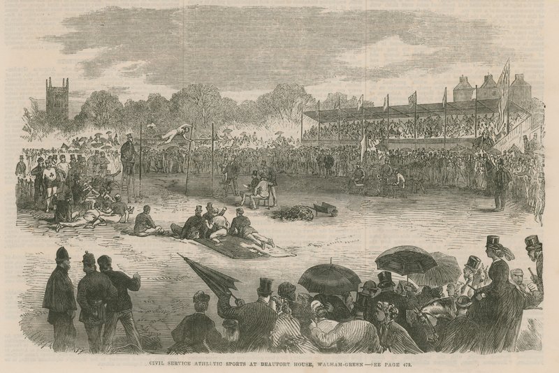 Civil Service Athletic Sports im Beaufort House, Waltham Green von English School
