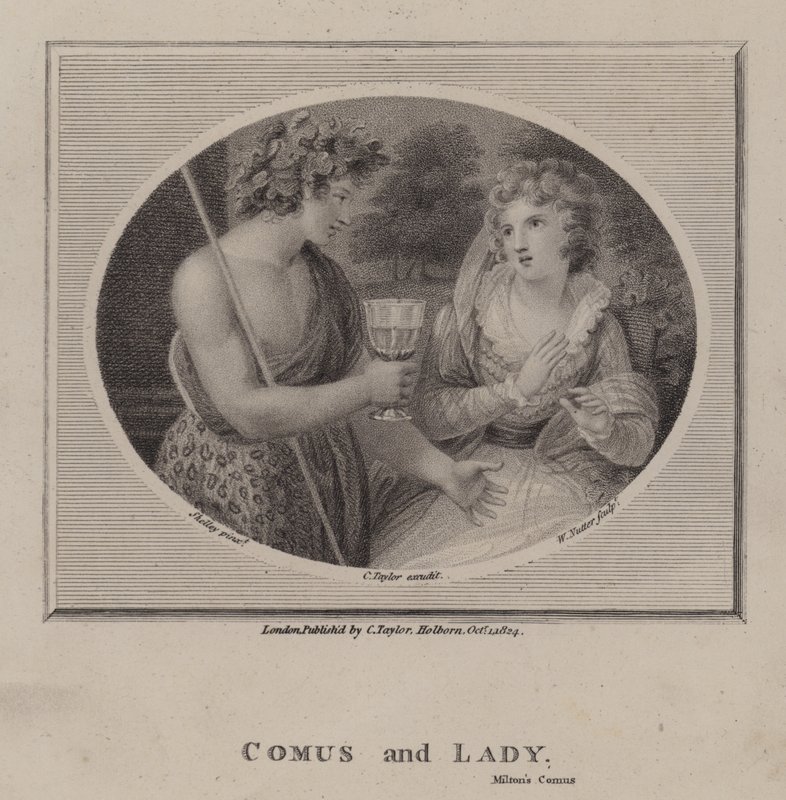 Comus und Lady von English School