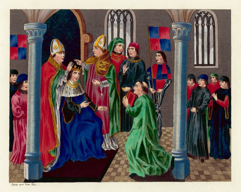 Krönung von König Heinrich IV. von English School