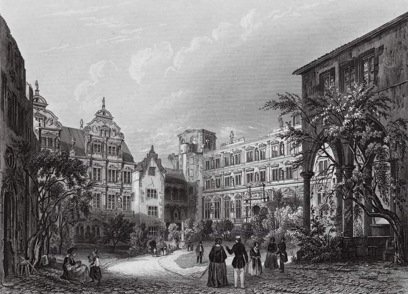 Hof von Heidelberg von English School