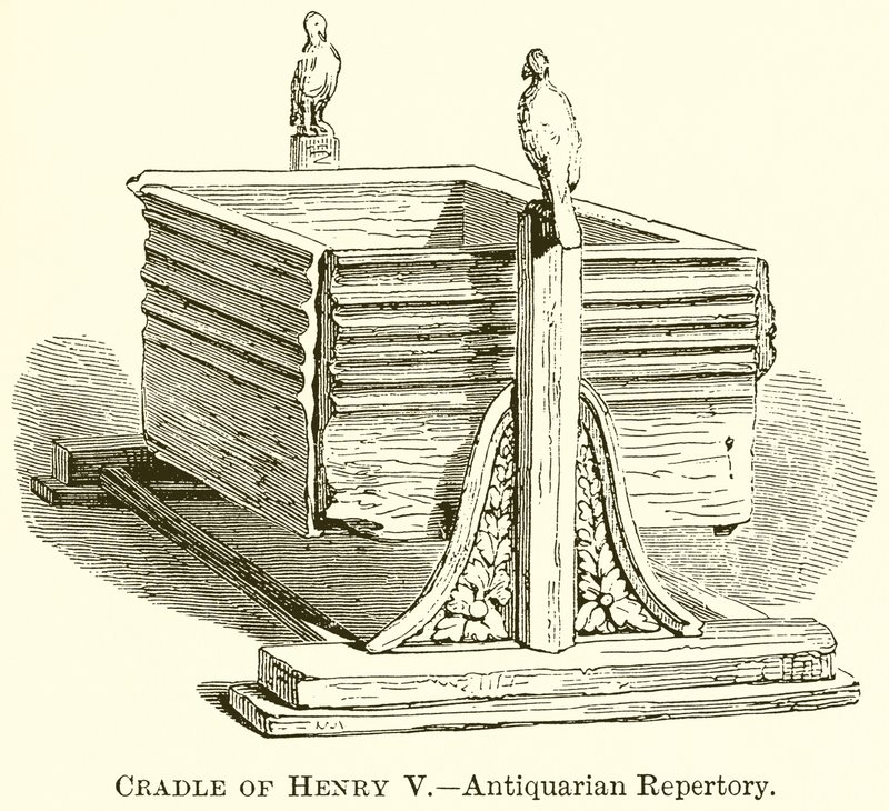 Wiege von Heinrich V.--Antiquarian Repertory von English School