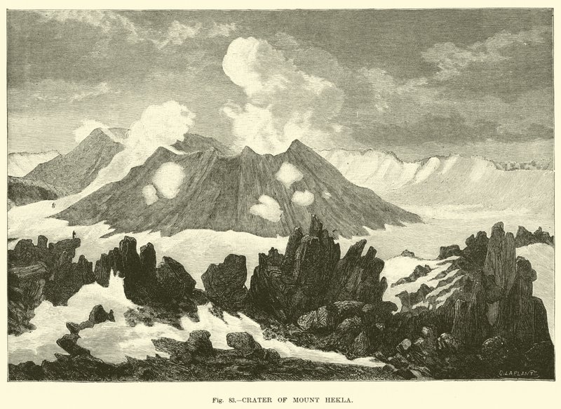 Krater des Mount Hekla von English School